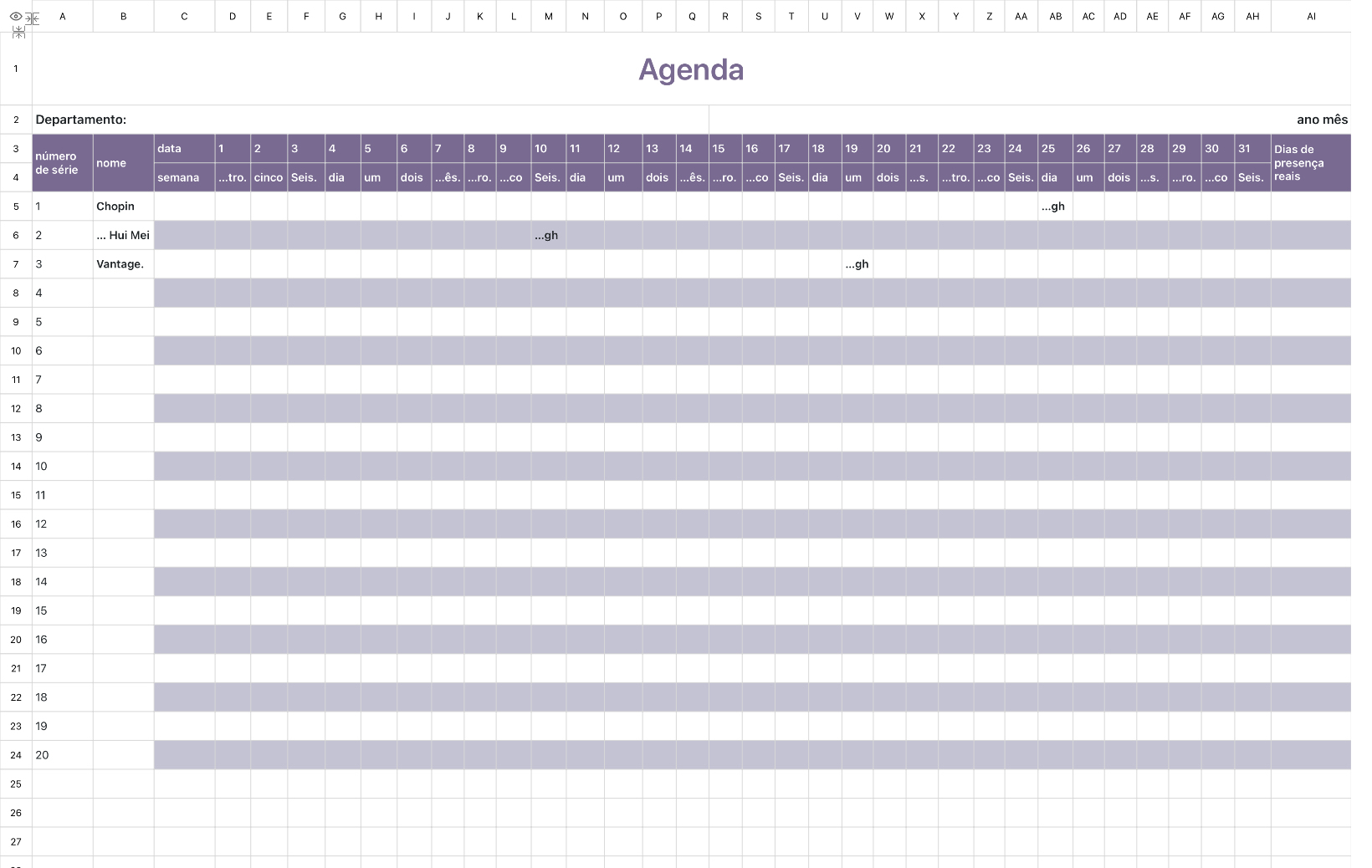 Agenda