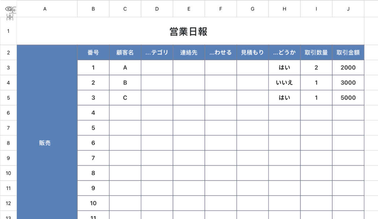 営業日報1