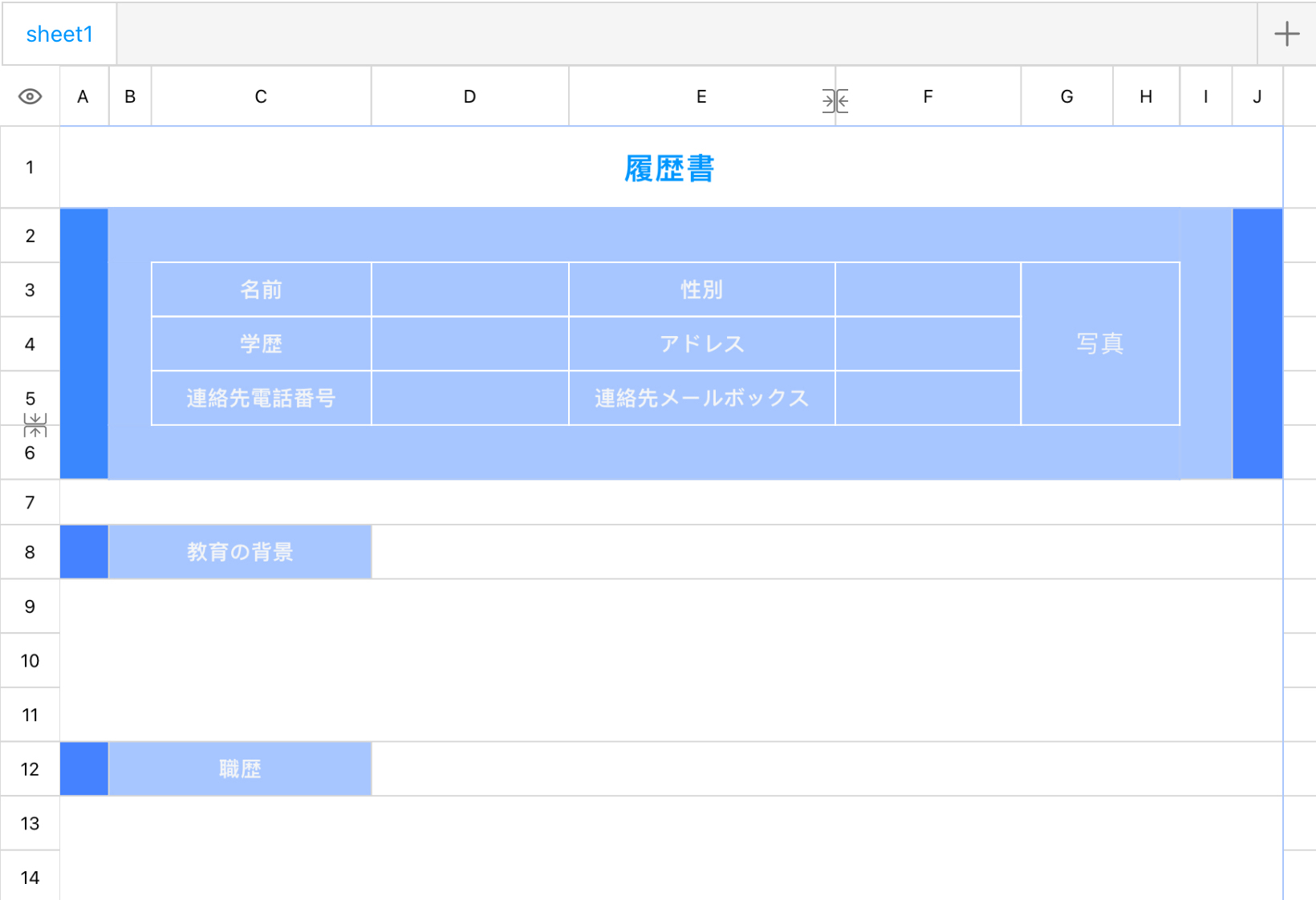 履歴書4