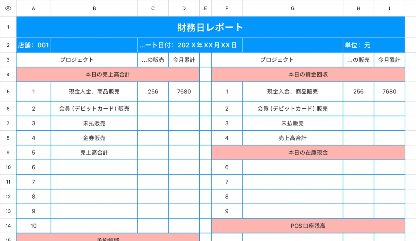財務日レポート