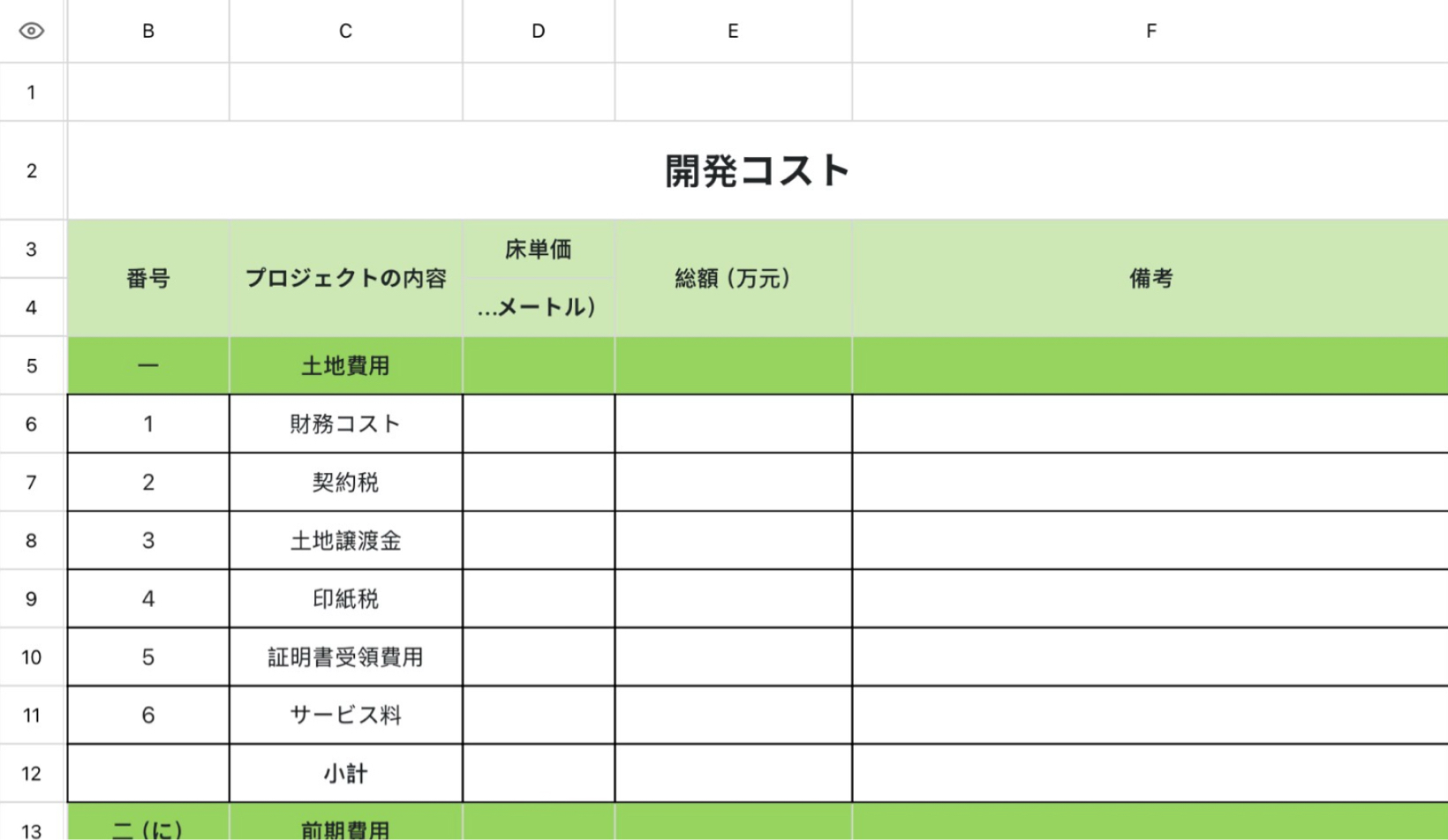 開発コスト